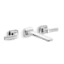 Kallista Per Se 1.2 GPM Wall Mounted Widespread Bathroom Faucet Polished Chrome